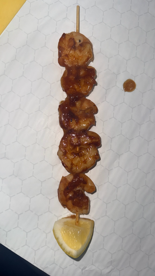 Shrimp Skewer.
