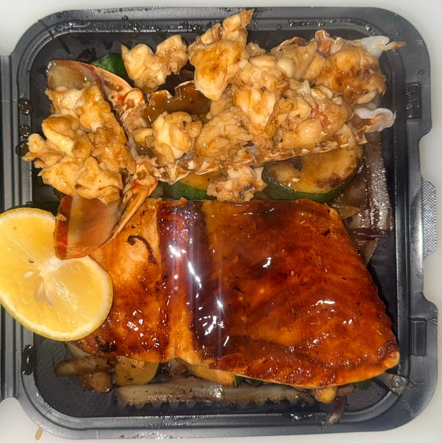 Salmon & Lobster Duo.