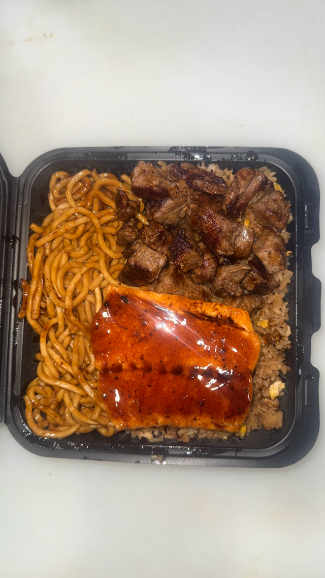 Salmon & Filet Mignon Duo.