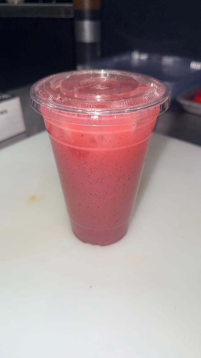 Strawberry Dragonfruit Juice.