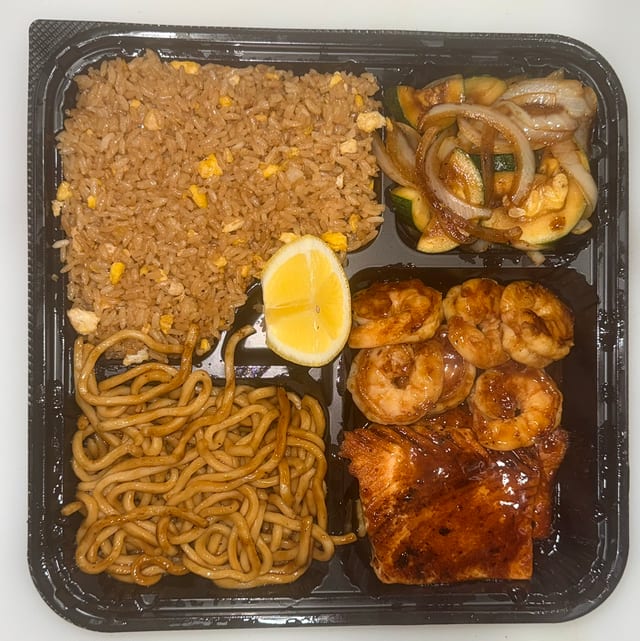 Shrimp & Salmon Duo.